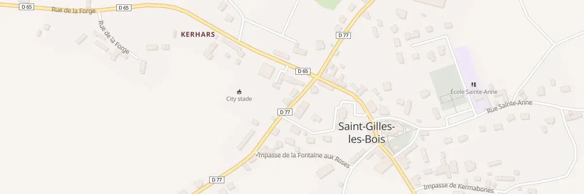 Plan du 4 Rue de Ty Coat à Saint-Gilles-les-Bois