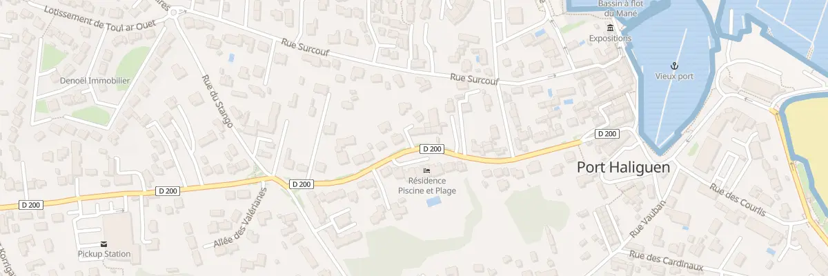 Plan du 141 Rue de Port-Haliguen à Quiberon