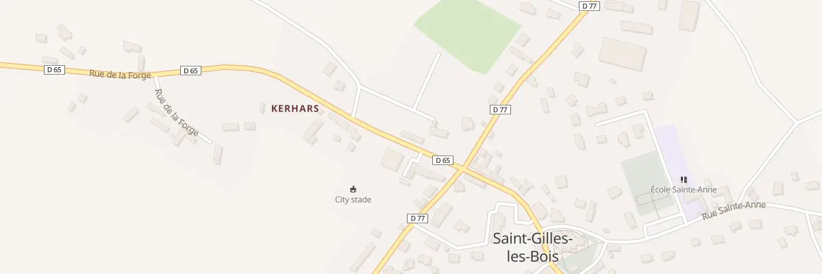 Plan du 10 Rue de la Forge à Saint-Gilles-les-Bois