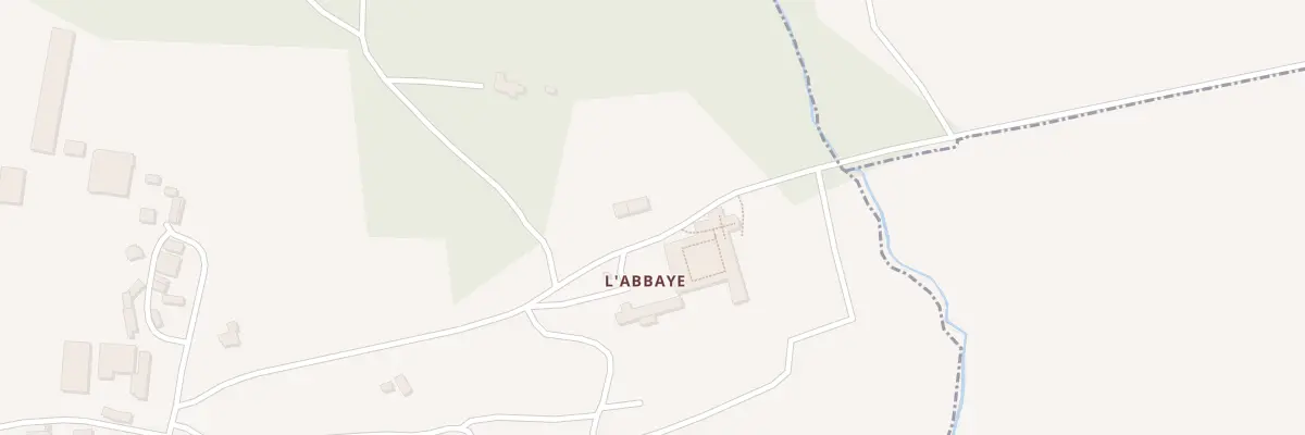Plan du 1 L’Abbaye à Kerpert