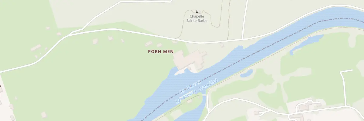 Plan du 9001 Porh Men à Quistinic
