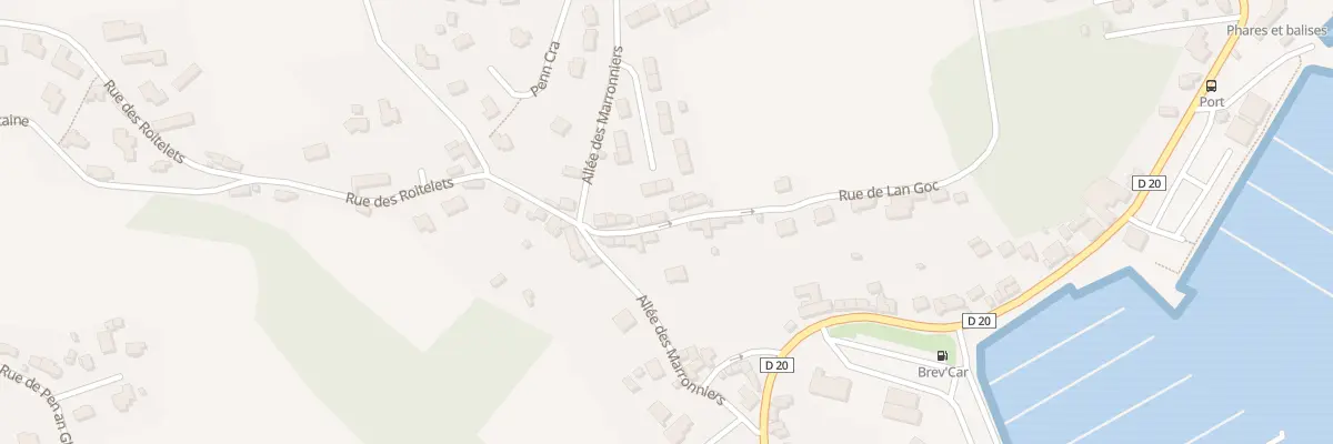 Plan du 9 Rue de Lan Goc à Lézardrieux