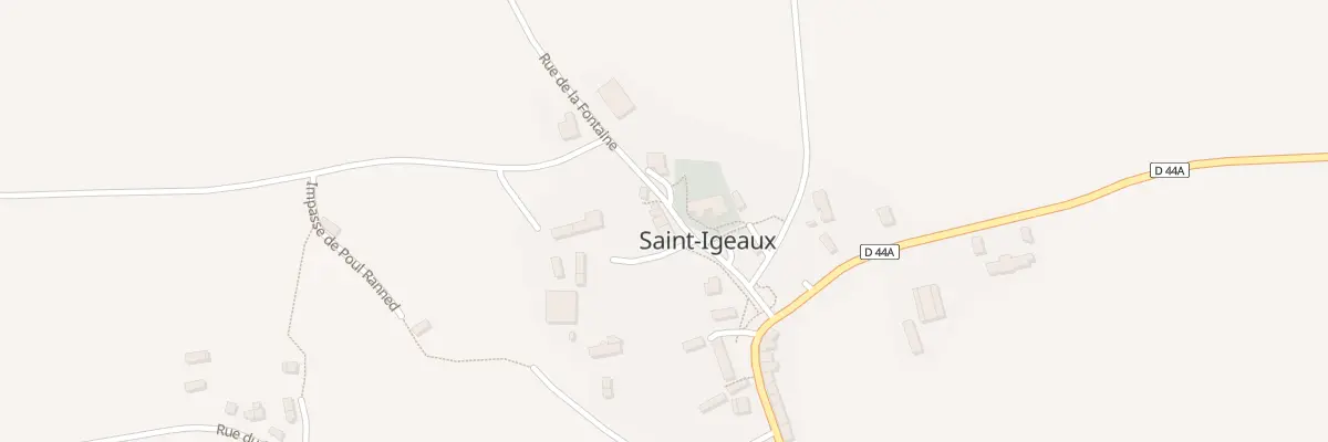 Plan du 3 Rue de la Fontaine à Saint-Igeaux