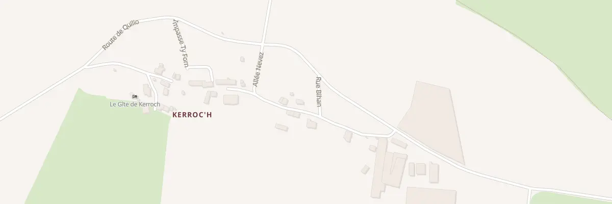Plan du 2 Rue Bihan à Guern