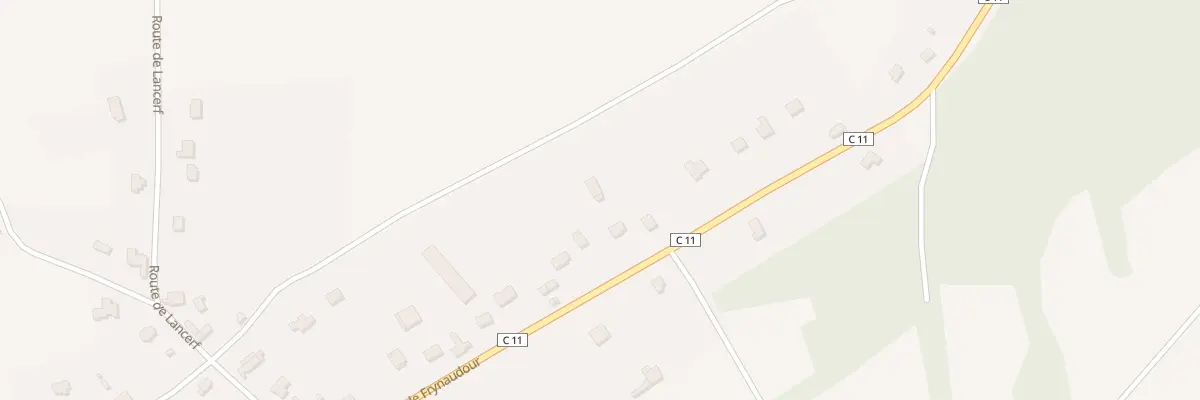 Plan du 21B Rte de Frynaudour à Plourivo