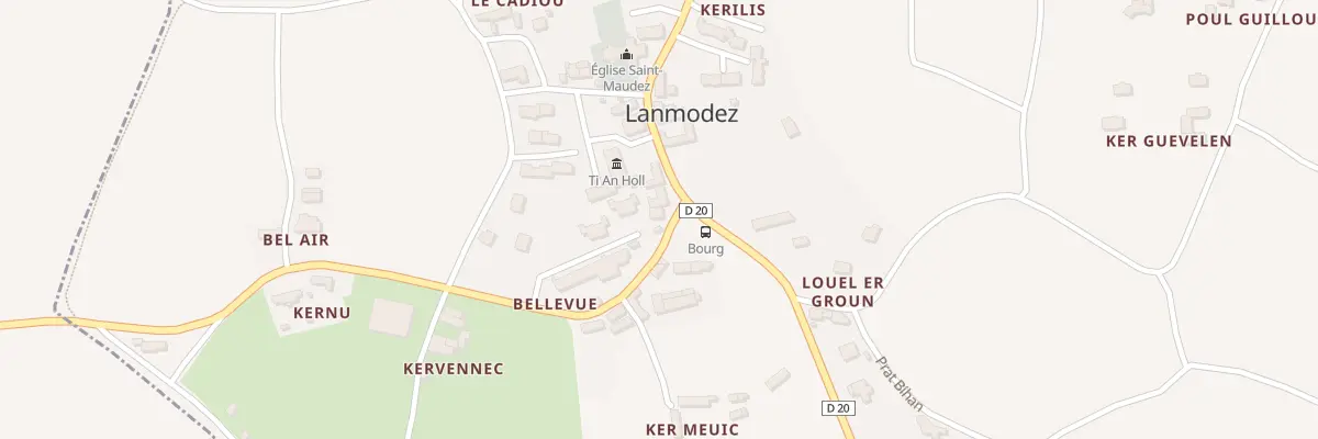Plan du 5069 Le Bourg à Lanmodez