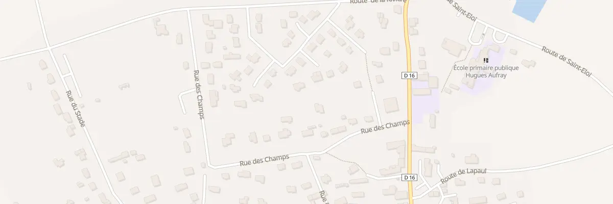 Plan du 14T Rue des Champs à Locoal-Mendon