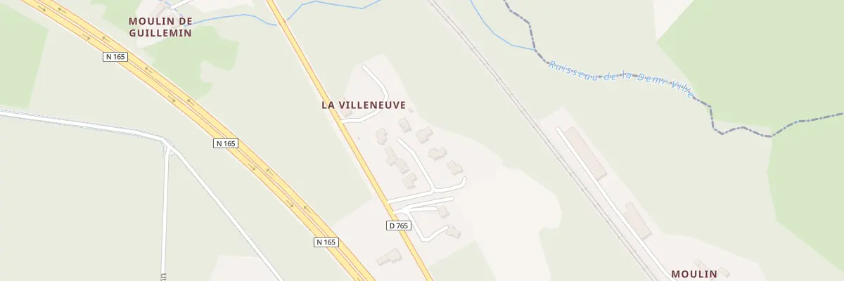 Plan du 5030 Lot La Villeneuve à Landaul