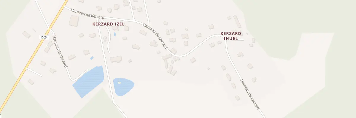 Plan du 34 Ham de Kerzard à Landévant