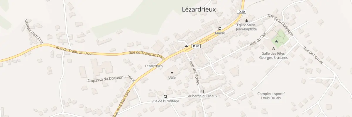 Plan du 5 Rue du 8 Mai 1945 à Lézardrieux