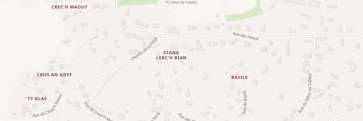 Plan du 48 Rue de Pors Rand à Pleubian