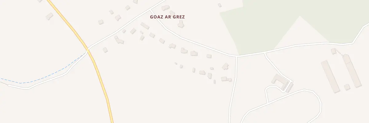 Plan du 14 Goas ar Gres à Saint-Agathon