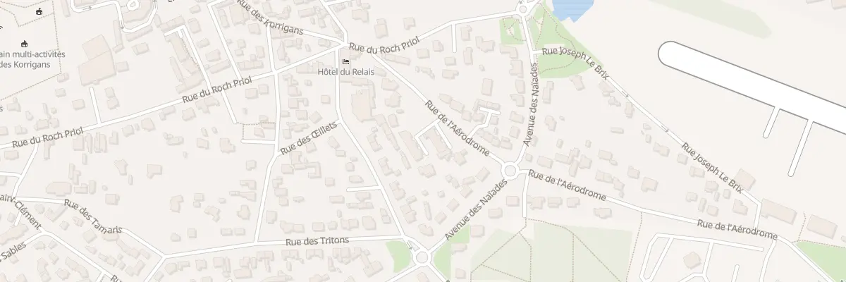 Plan du 10 Rue de l’Aérodrome à Quiberon