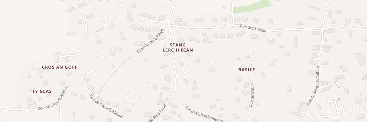 Plan du 50 Rue de Pors Rand à Pleubian