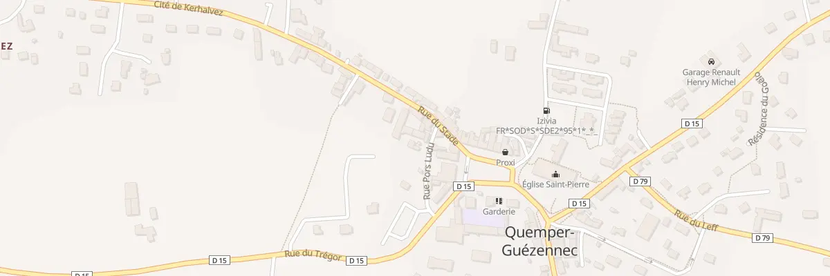 Plan du 3 Rue Pors Ludu à Quemper-Guézennec