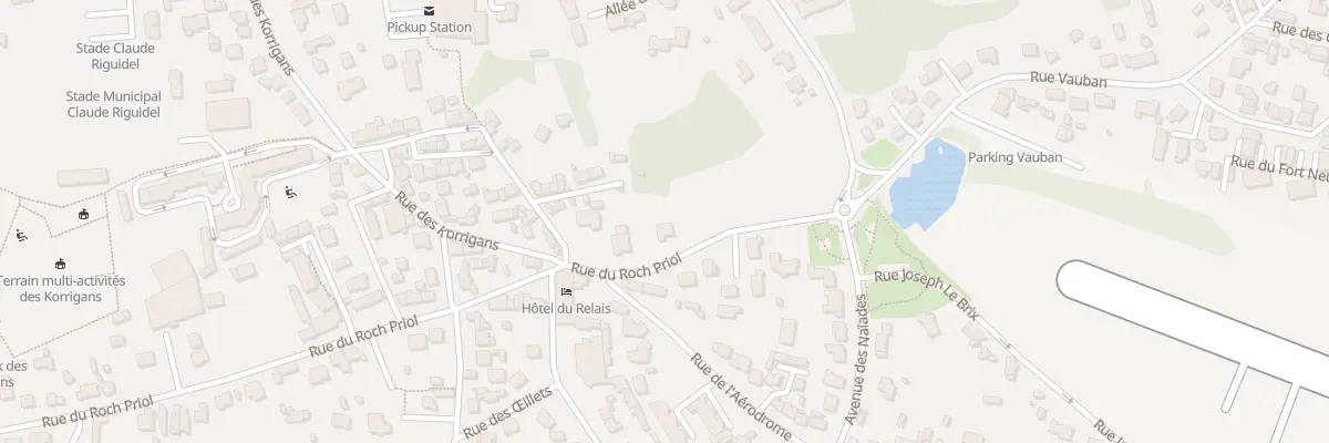 Plan du 61 Rue du Roch Priol à Quiberon