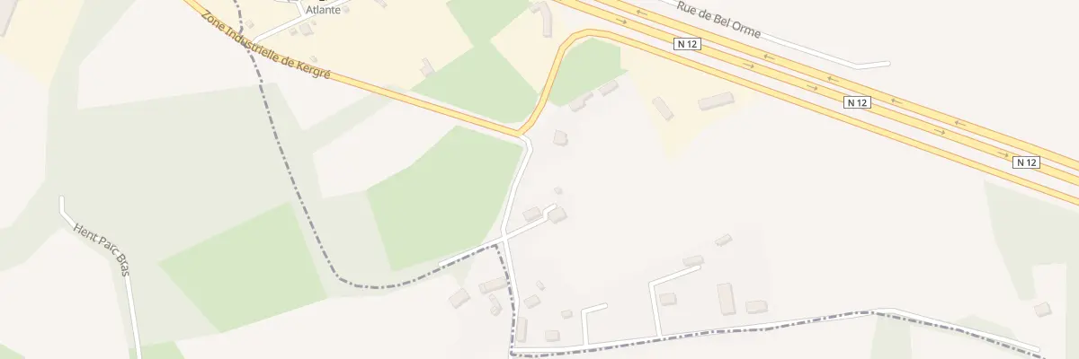 Plan du 2 Douar an Outrach à Saint-Agathon