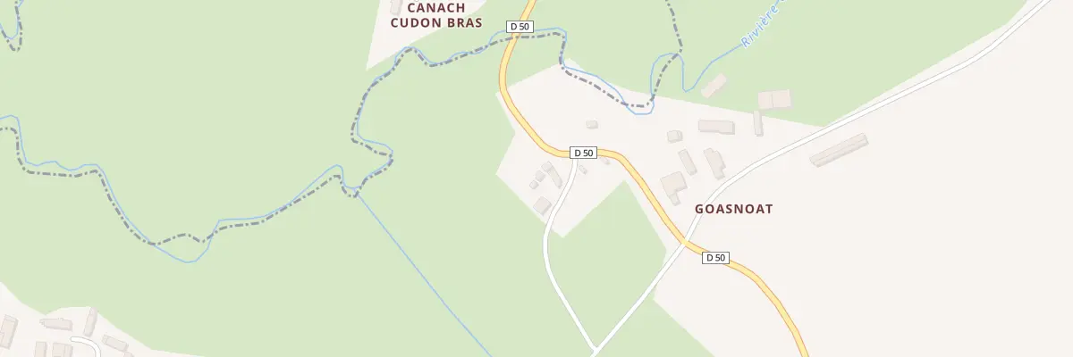 Plan du 2 Goasnoat à Saint-Igeaux