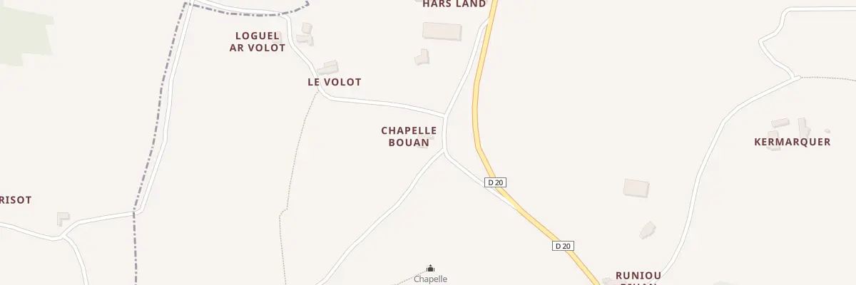 Plan du 5041 Le Volot à Lanmodez