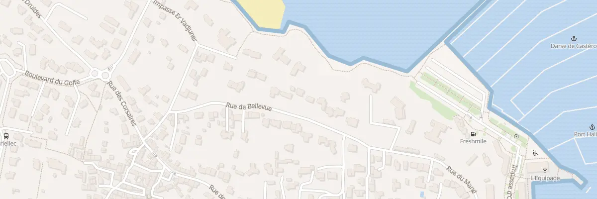 Plan du 23 Rue de Bellevue à Quiberon