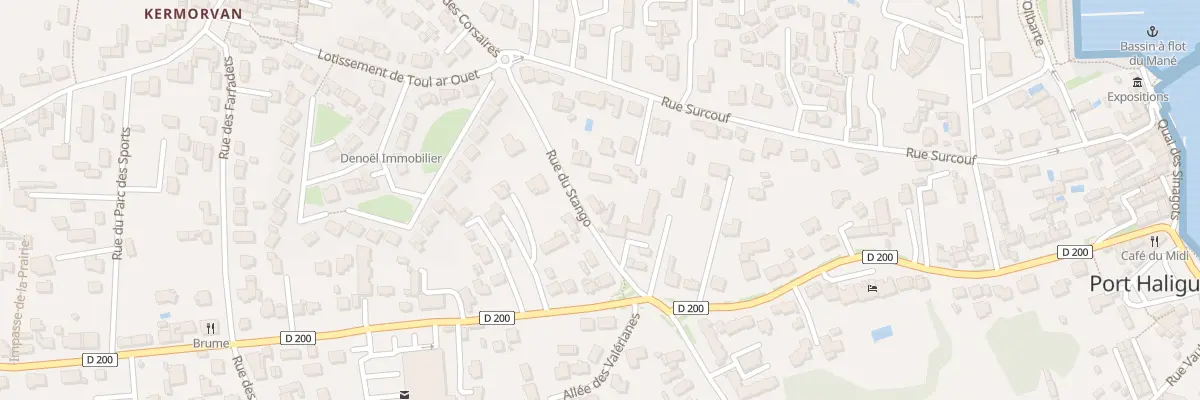 Plan du 6 Rue du Stango à Quiberon