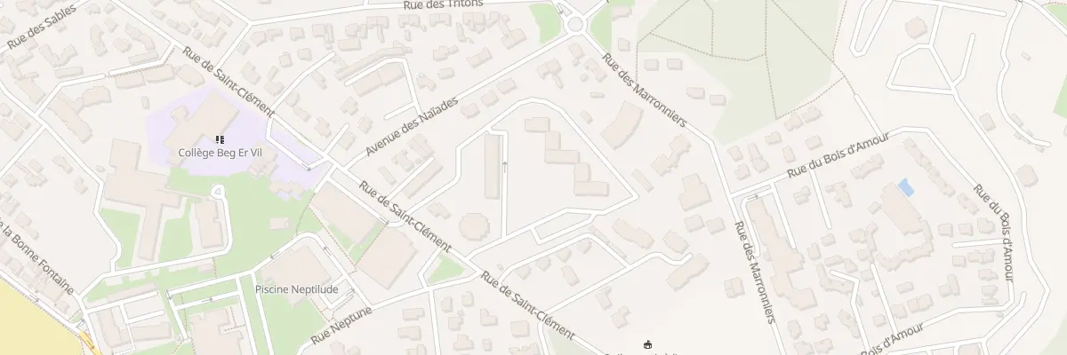 Plan du 71 Rue de Saint Clément à Quiberon