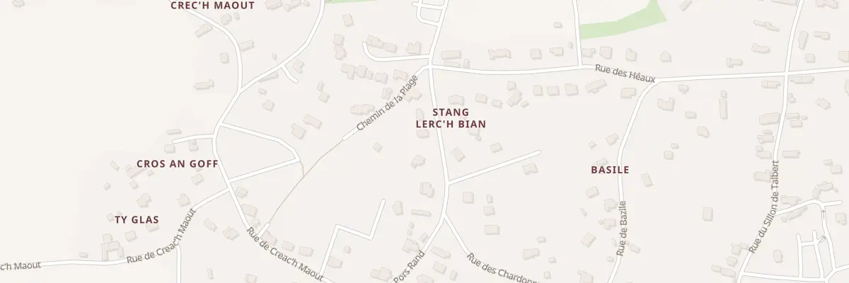 Plan du 69 Rue de Pors Rand à Pleubian