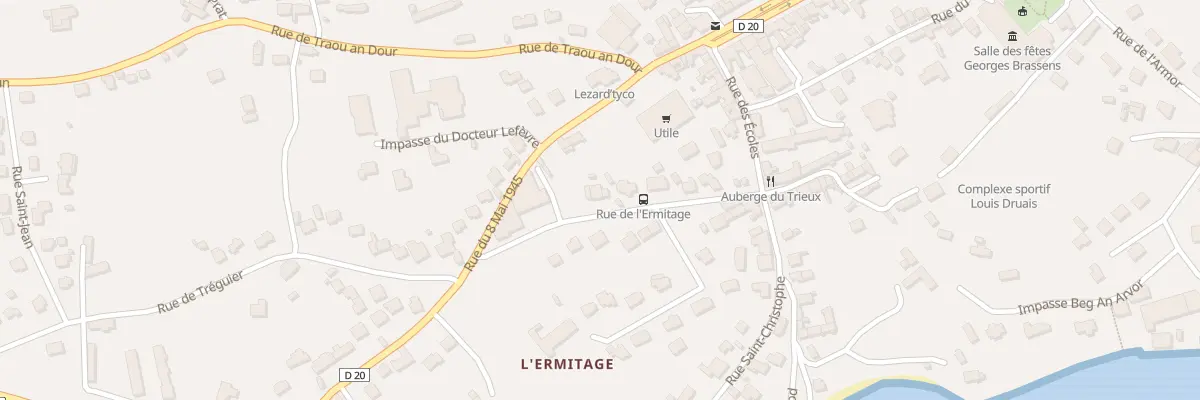 Plan du 14 L’Ermitage à Lézardrieux