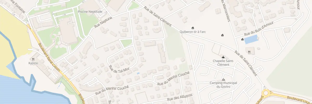 Plan du 38 Rue de Saint Clément à Quiberon