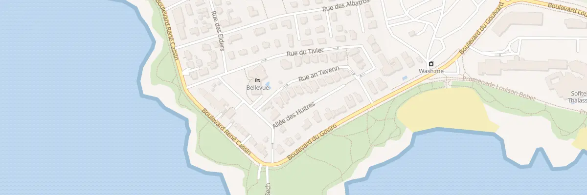 Plan du 8 Rue An Tevenn à Quiberon