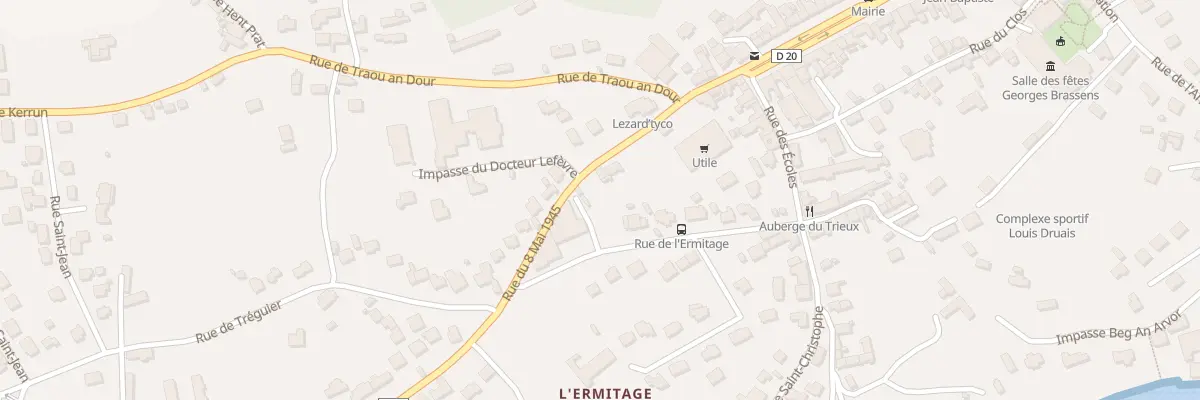 Plan du 15 Rue du 8 Mai 1945 à Lézardrieux