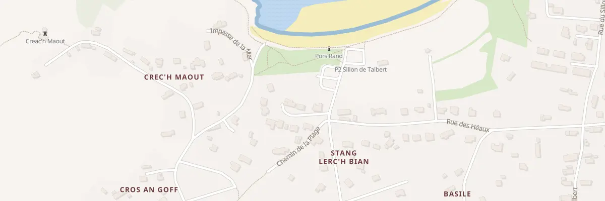 Plan du 89 Rue de Pors Rand à Pleubian