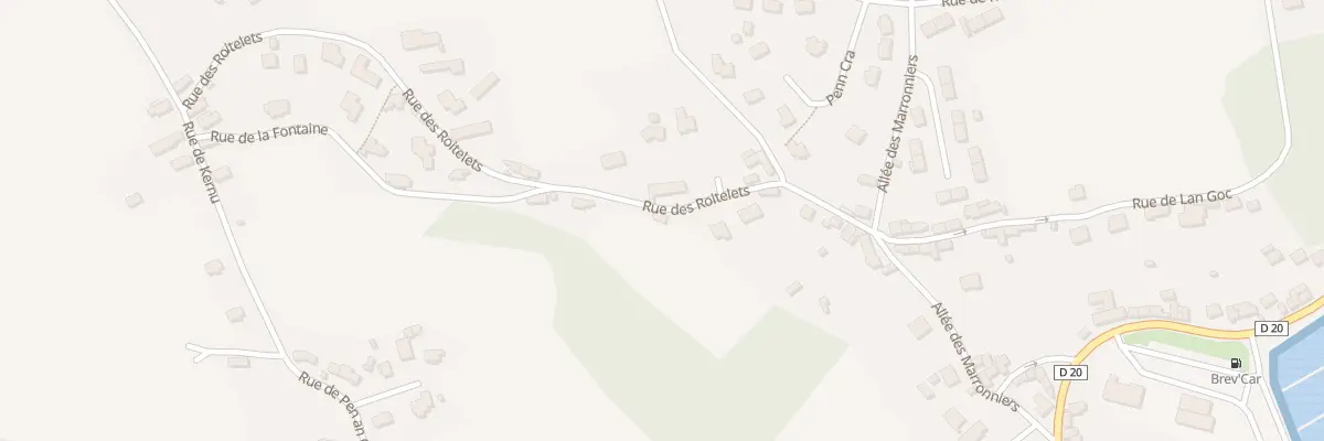 Plan du 11 Rue des Roitelets à Lézardrieux
