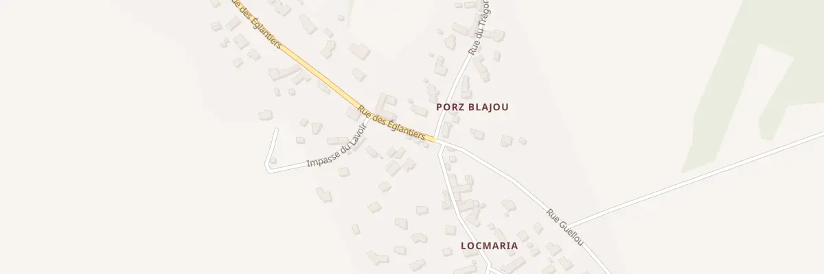 Plan du 52 Rue des Eglantiers à Ploumagoar
