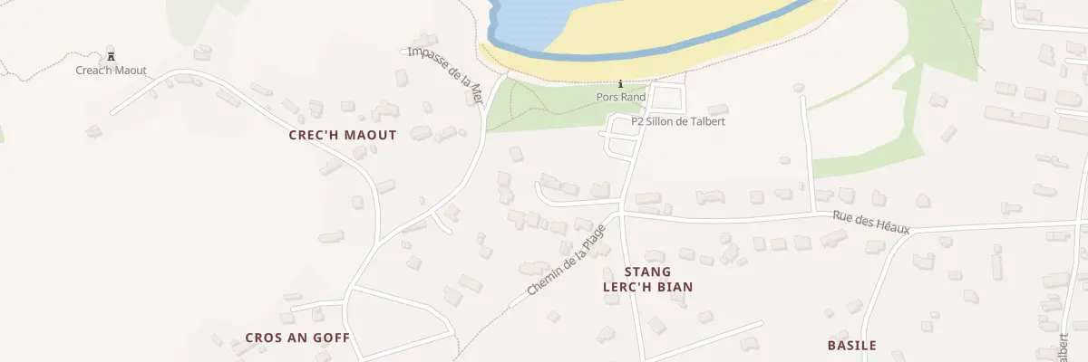 Plan du 87 Rue de Pors Rand à Pleubian
