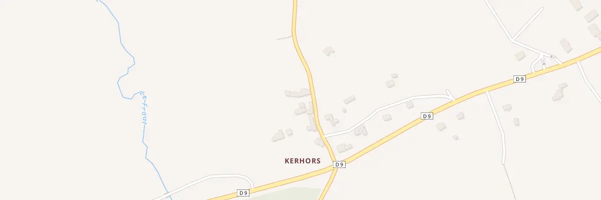 Plan du 10 Kerhors à Saint-Agathon