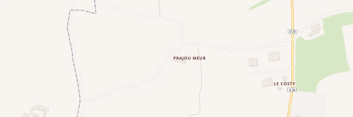 Plan du 5044 Prat Jan Meur à Lanmodez
