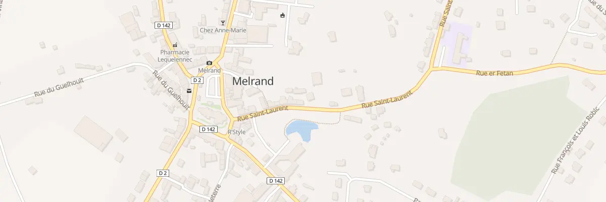 Plan du 10 Rue Saint Laurent à Melrand