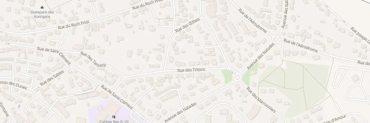 Plan du 11 Rue des Tritons à Quiberon