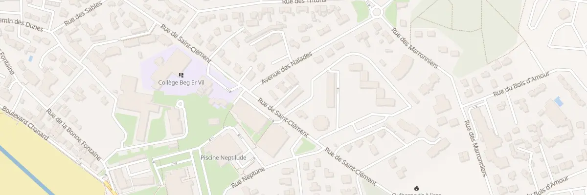 Plan du 59 Rue de Saint Clément à Quiberon