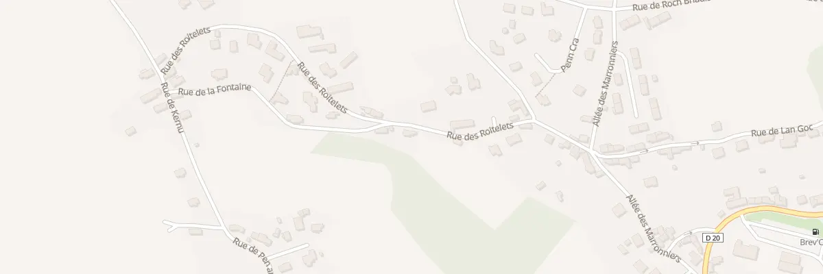 Plan du 15 Rue de la Fontaine à Lézardrieux
