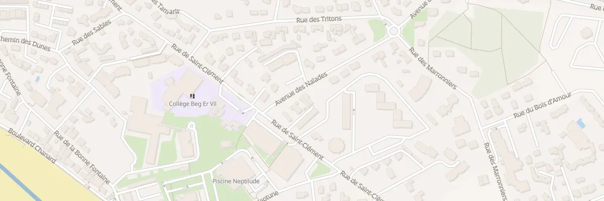 Plan du 4 Av des Naïades à Quiberon