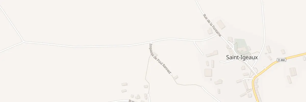 Plan du 1 Imp de Poull Ranned à Saint-Igeaux