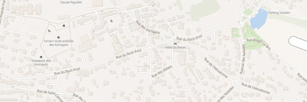 Plan du 56 Rue du Roch Priol à Quiberon