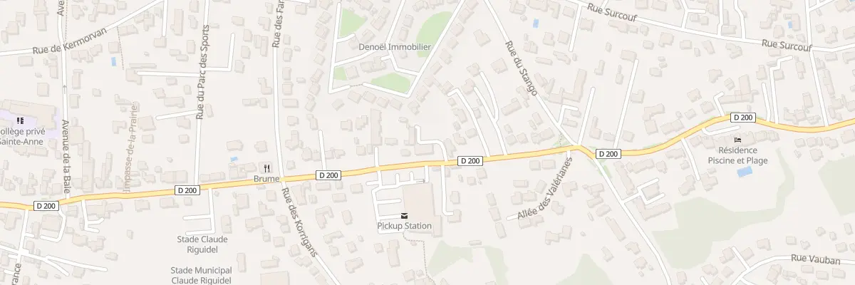 Plan du 103 Rue de Port-Haliguen à Quiberon