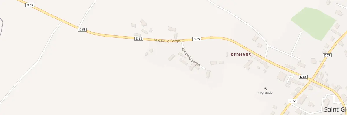 Plan du 17 Rue de la Forge à Saint-Gilles-les-Bois