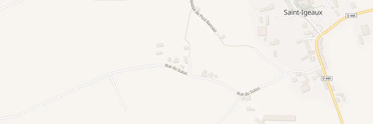 Plan du 5100 Le Bourg à Saint-Igeaux