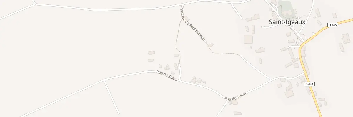 Plan du 2 Imp de Poullarnig à Saint-Igeaux
