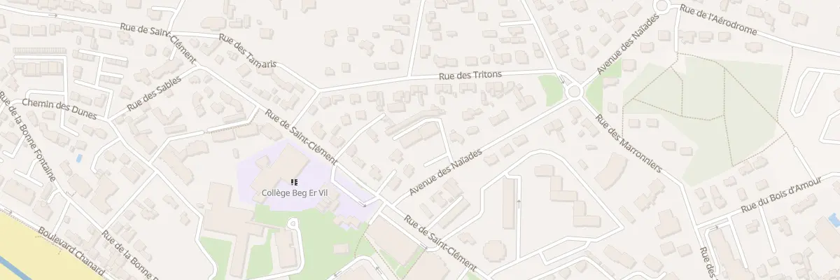Plan du 5 Av des Naïades à Quiberon