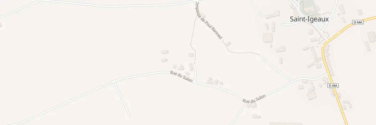 Plan du 1 Imp de Poullarnig à Saint-Igeaux
